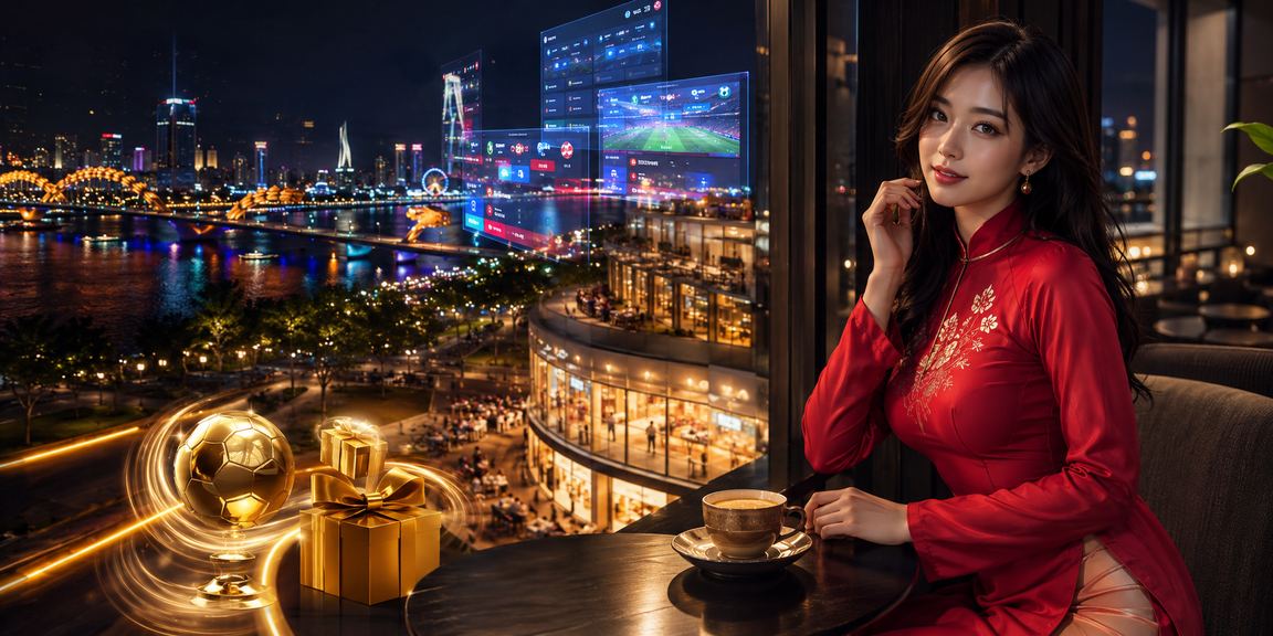 Người dùng tại Đà Nẵng mặc áo dài trải nghiệm dịch vụ casino trực tuyến an toàn