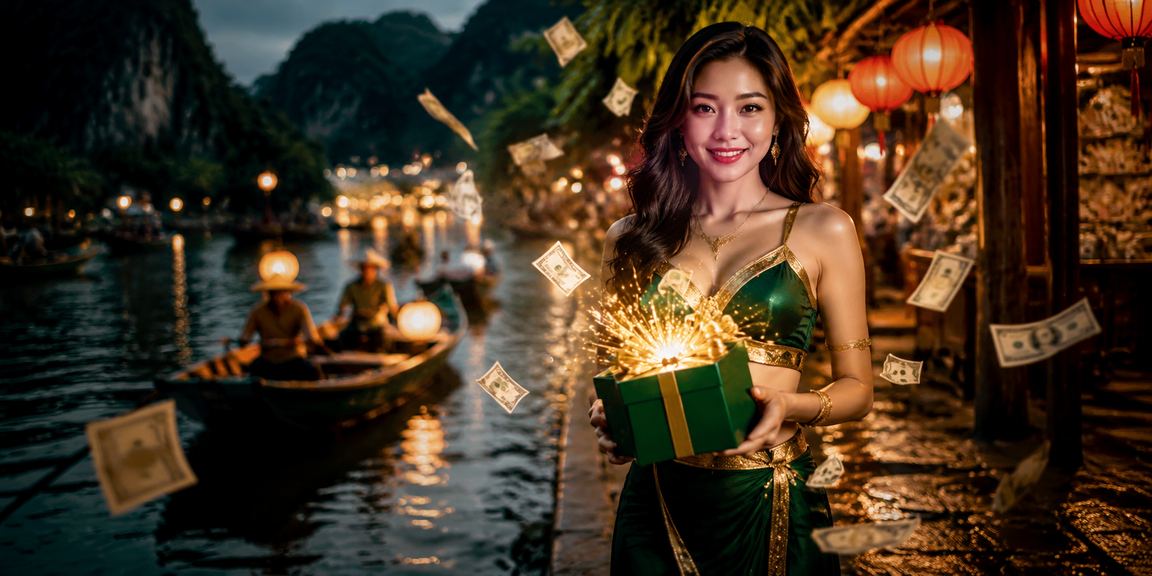 Khung cảnh chợ đêm Ninh Bình với người dùng trải nghiệm cá cược an toàn trên điện thoại